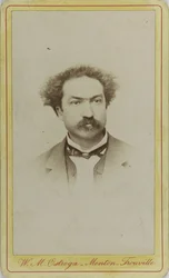 Retrato del compositor Robert Planquette 1848-1903, c. 1880