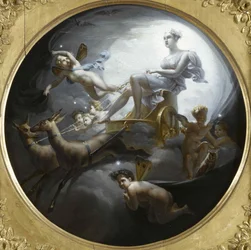 Diana en su carro, 1821