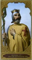Duque Odo I de Borgoña 1060-1102, llamado Borel, 1843
