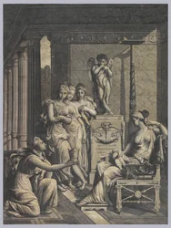 Psique llevando a Venus una copa de agua de la Fuente de la Juventud