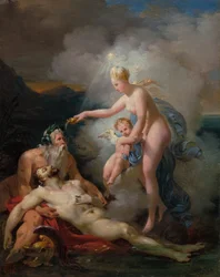 Venus curando a Eneas