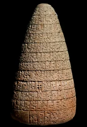 Cono de Urukagina (arcilla, hacia 2350 a. C.)