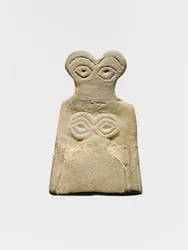 Ídolo ocular de Uruk medio, c. 3700-3500 a.C.