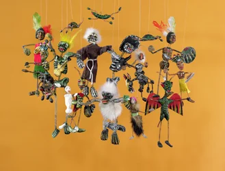 Figuras del Día de los Muertos, de Oaxaca