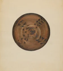 Plato de pastel, c. 1936