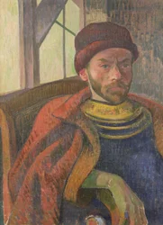 Autorretrato en traje bretón, c.1889