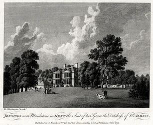 Jennings cerca de Maidstone en Kent, la Residencia de su Gracia la Duquesa de St Albans, 1776