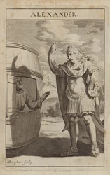 Alejandro Magno, rey macedonio y general griego