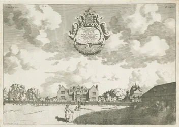Bentley Hall: grabado en placa de cobre, [1686]