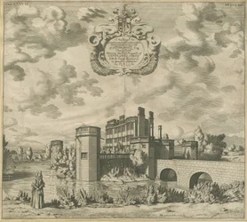 Castillo de Caverswall: grabado en placa de cobre, nd [1653-1686]