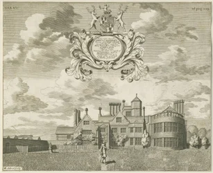 Fisherwick Hall: grabado en cobre, s.f. [1653-1686]