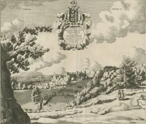 Prestwood Hall: grabado, nd [1653-1727]