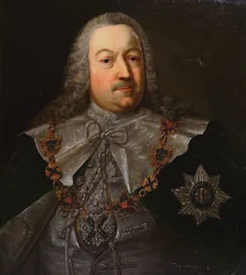 Retrato de Hermann Carl von Keyserlingk 1696-1764, mediados del siglo XVIII