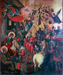 Icono de la adoración de los magos