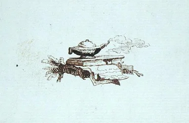 Dibujo del álbum de recortes de Michael Faraday