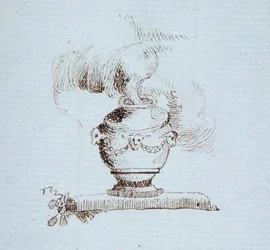 Dibujo del álbum de recortes de Michael Faraday
