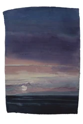 Atardecer sobre la isla