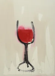 Claret, 2016 (acuarela sobre papel)