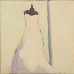 Vestido de novia, 2017 (óleo sobre lino)