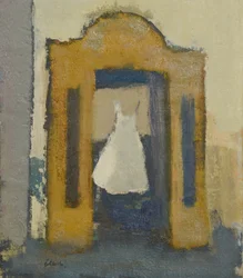 Vestido de novia Turín, 2017 (óleo sobre lino)