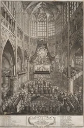 La Coronación de María Teresa en el Castillo de Praga, 1743