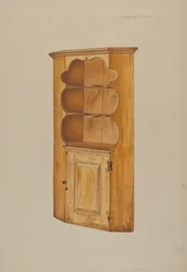 Armario de esquina, c. 1938