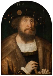 Retrato del Rey Cristián II de Dinamarca 1481-1559, 1514 o 1515