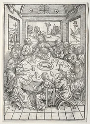 Der Schatzbehalter: La última cena, 1491