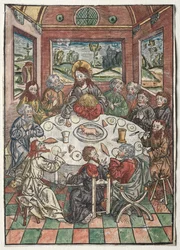 Der Schatzbehalter: La última cena, 1491