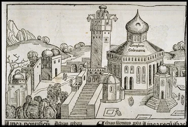 Templum Salomonie del Crónica de Schedel del Mundo, ca. 1493