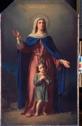 , óleo sobre tela. Arte ruso del siglo XIX - Sta