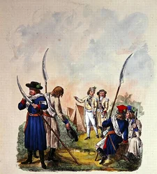 Trajes del ejército polaco después de 1700