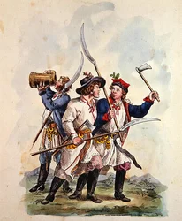 Trajes del ejército polaco después de 1700