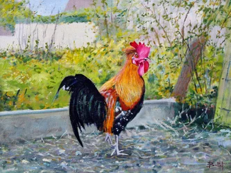 Le Coq Lico, 2003 (óleo sobre tabla)