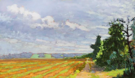 Les chemins de traverse, 2003 (óleo sobre tabla)