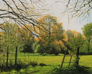 Óleo Prairie Girondine, 2018 (óleo sobre lienzo)