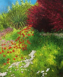 flowery bank (pintura al óleo)