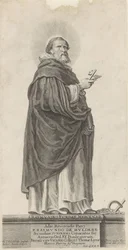 De heilige Raymond van Peñafort Fundaciones de St. Raymond. mercenario (título sobre objeto)