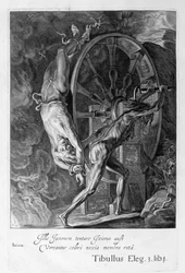 Ixión en el Tártaro en la rueda, 1655