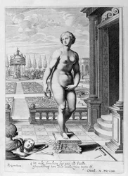 Pigmalión enamorado de una estatua que ha hecho, 1655
