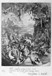 Escena del infierno, 1655