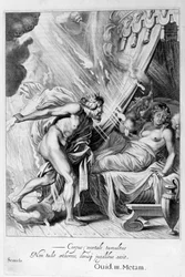 Sémele es consumida por el fuego de Júpiter, 1655