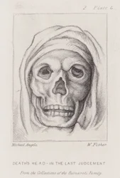 Cabeza de la muerte, en el Juicio Final