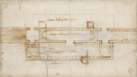 Diseño para una cámara de reliquias, c. 1490-1560