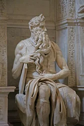 (detalle) Moisés de la tumba de Julio II