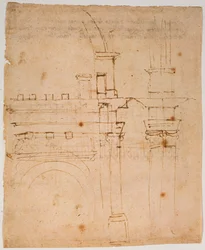 Bocetos para la cúpula de Santa Maria del Fiore