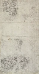 Estudio para El Juicio Final (verso)