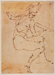 Estudio para una figura sentada