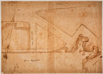 Estudio de fortificación de la Puerta del Prado de Todos los Santos