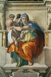 La Capilla Sixtina; frescos del techo tras la restauración (fresco)